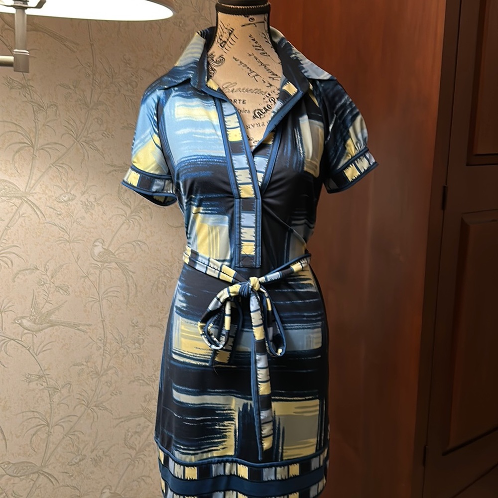 Beautiful blue, crazy soft material BCBG Max Azria
